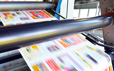 Roll,Offset,Print,Machine,In,A,Large,Print,Shop,For